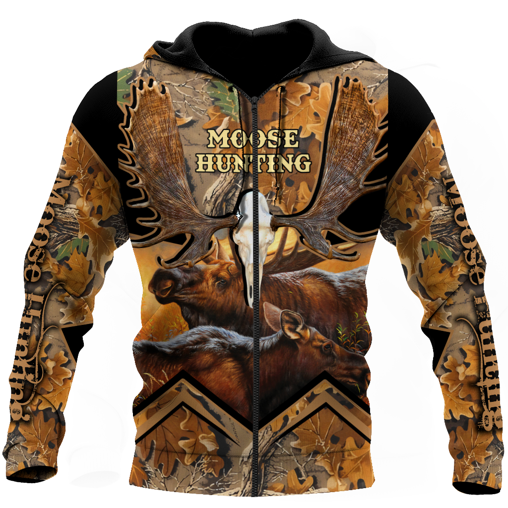Moose Hunting 3D All Over Printed Shirts For Men LAM