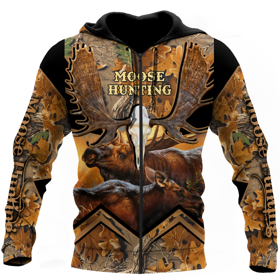 Moose Hunting 3D All Over Printed Shirts For Men LAM