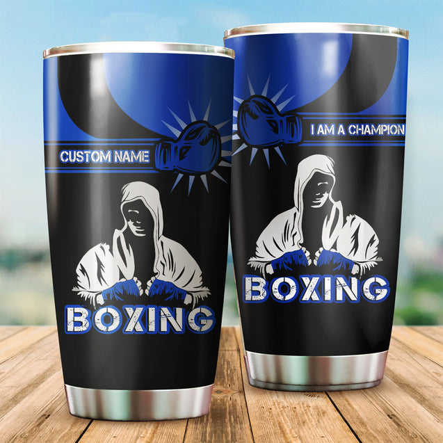 Custom Name Boxing Tumbler