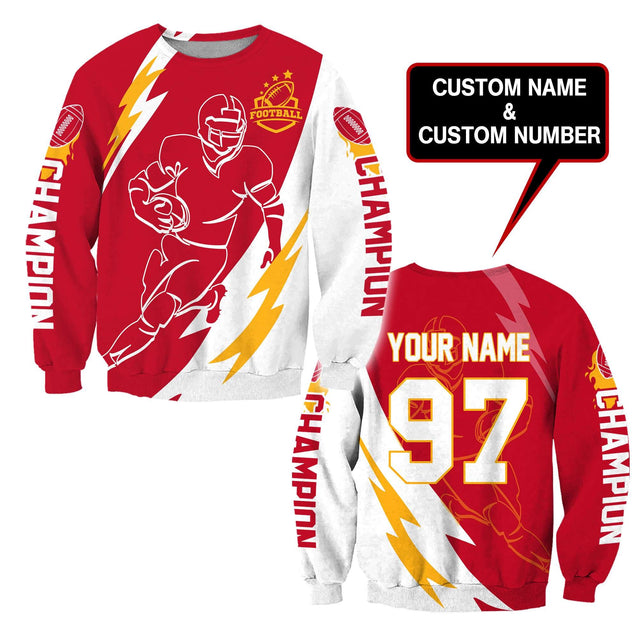 Customize Name Champion 3D All Over Printed Unisex Shirts