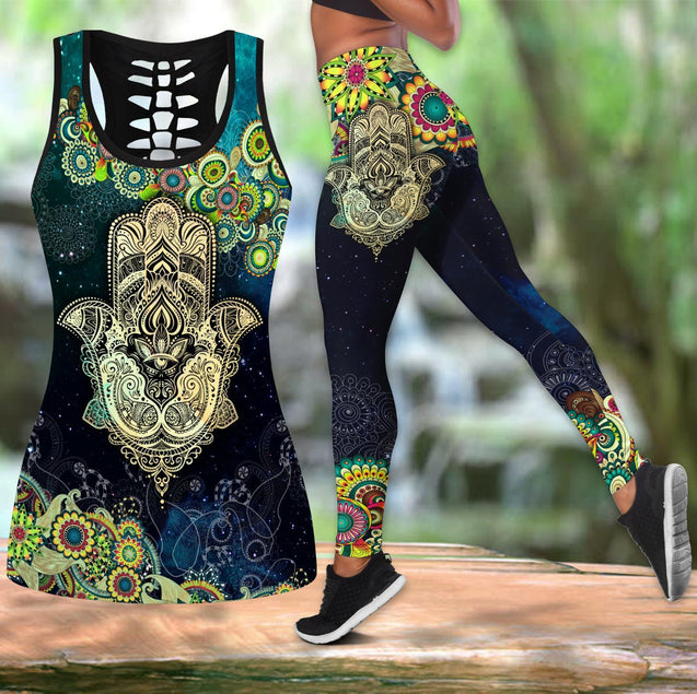 Hamsa Hand Yoga Outfit For Women - MEI