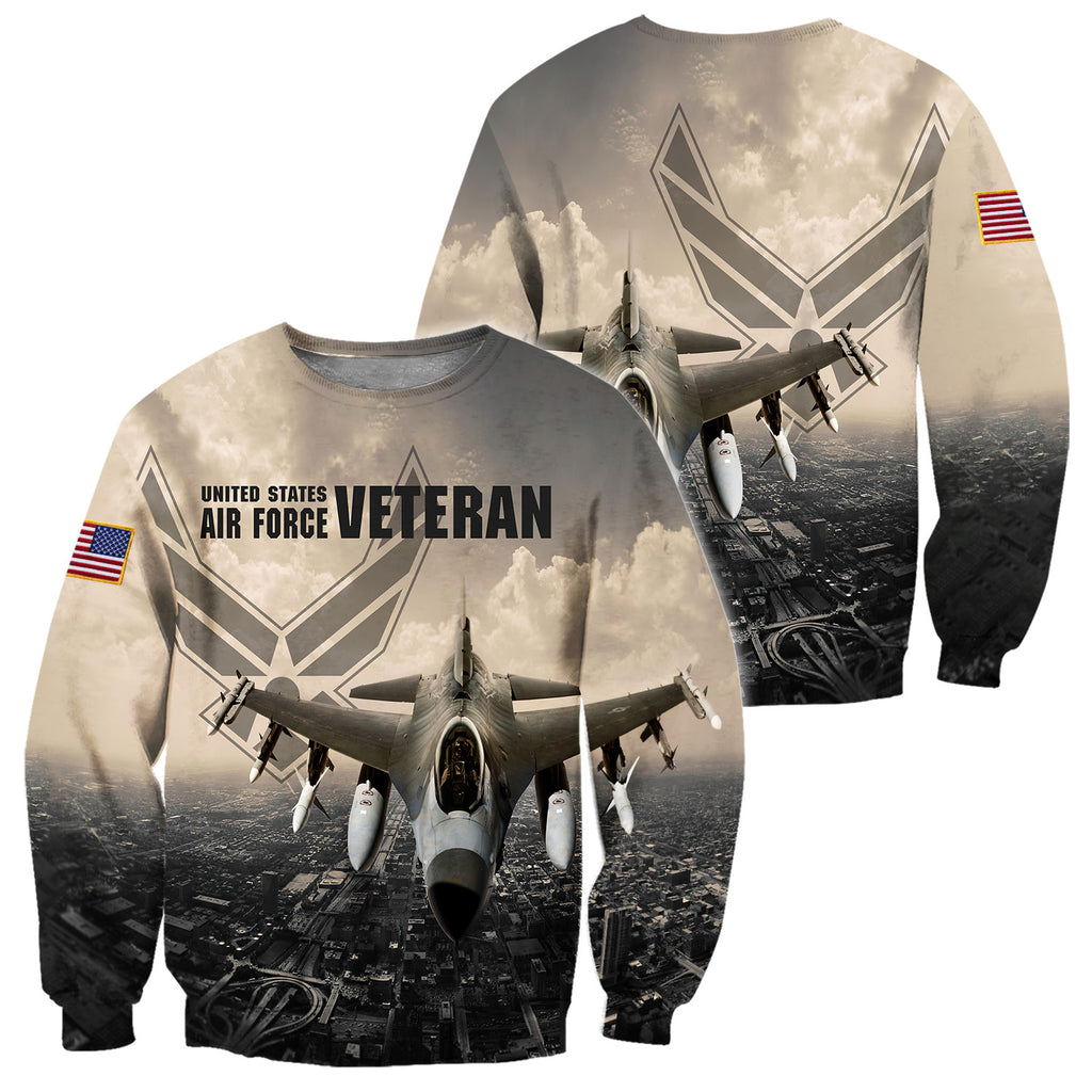 US Air Force Veteran 3D All Over Printed Unisex Shirts