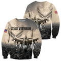 US Air Force Veteran 3D All Over Printed Unisex Shirts