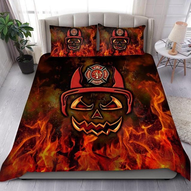 Halloween Season Firefighter On The Fire Bedding Set AM082011-TQH