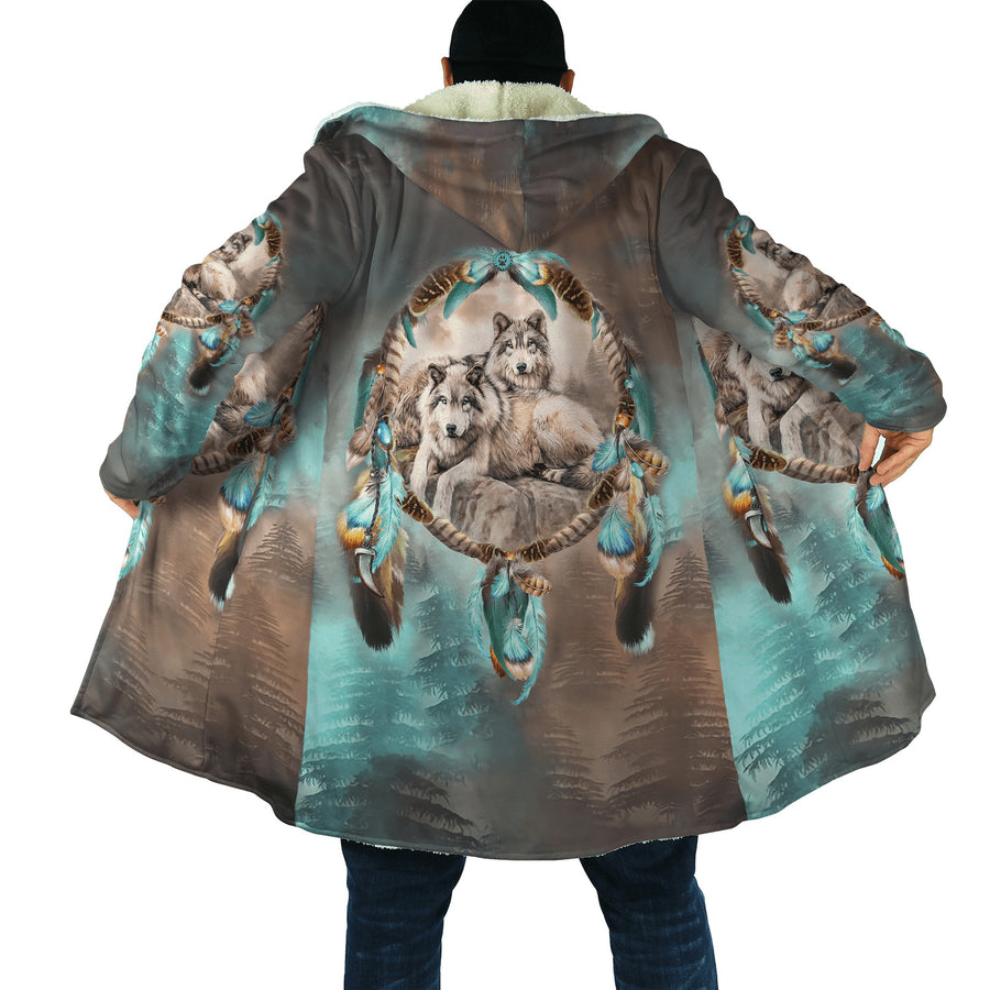 Wolf Native American 3D All Over Printed Unisex Shirts No 02