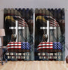 American 3D All Over Printed Window Curtains