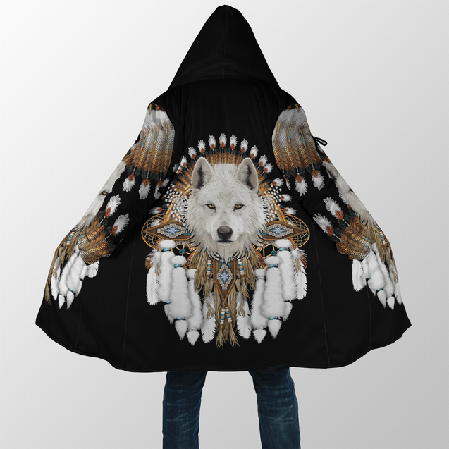 Native American Wolf 3D All Over Printed Shirts MP18052002-Apparel-MP-Hoodie-S-Vibe Cosy™