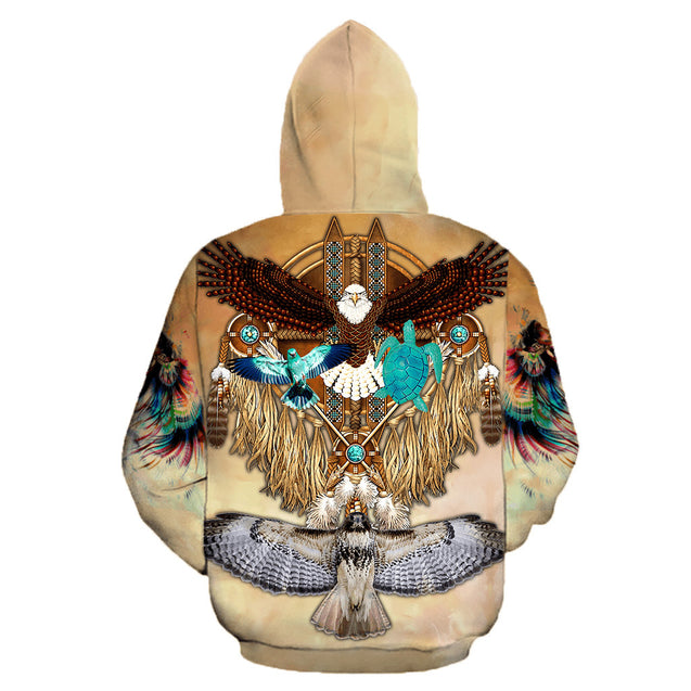 Native American 3D All Over Printed Unisex Shirts