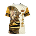 Custom Name March King Lion 3D All Over Printed Unisex Shirts