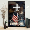 American - One Nation Under God Poster Vertical 3D Printed