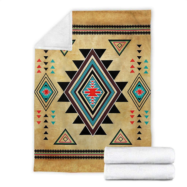 Native American 3D All Over Printed Blanket