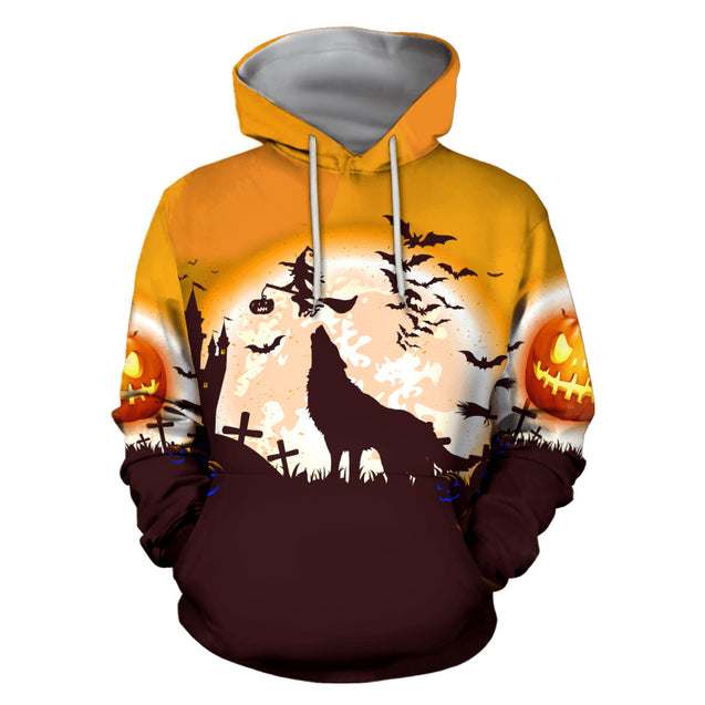 Halloween Wolf 3D All Over Printed Unisex Shirts No 02