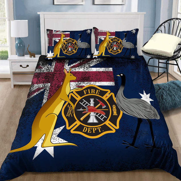 Proud Australian Firefighter Bedding Set DQB08072005-TQH
