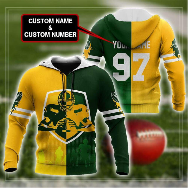 Custom Name Rugby 3D All Over Printed Unisex Shirts