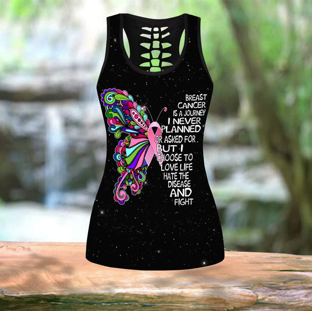 Breast Cancer Combo Tank + Legging DQB07252002-Apparel-TA-S-S-Vibe Cosy™