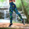 Beautiful Blue Dragonfly Combo Tank + Legging DQB07292003-Apparel-TA-S-S-Vibe Cosy™