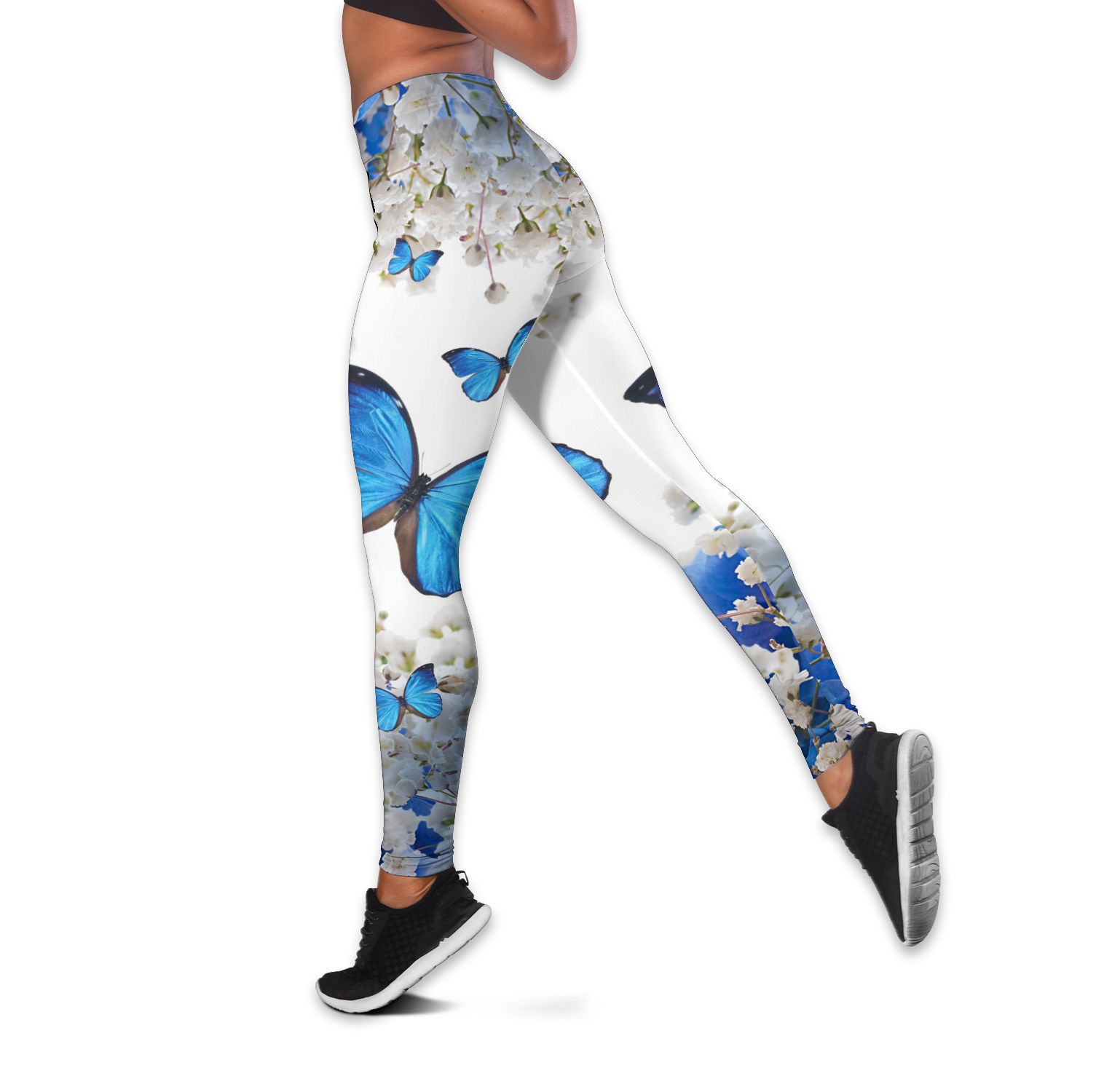 Beautiful Butterfly Combo Tank + Legging QB05192006S-Apparel-TA-S-S-Vibe Cosy™