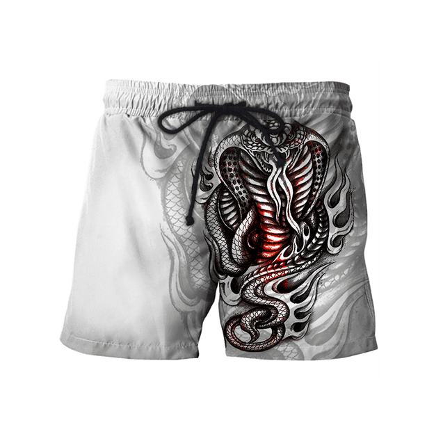 King Cobra Tattoo 3D All Over Printed Shirt for Men and Women