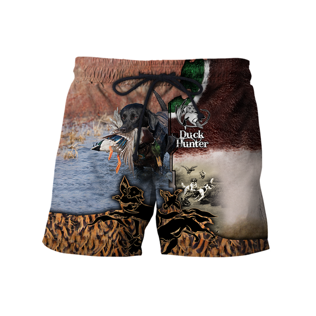 Mallard Duck Hunting 3D Printing Shirts for Men and Women AM020102-Apparel-TT-Shorts-S-Vibe Cosy™