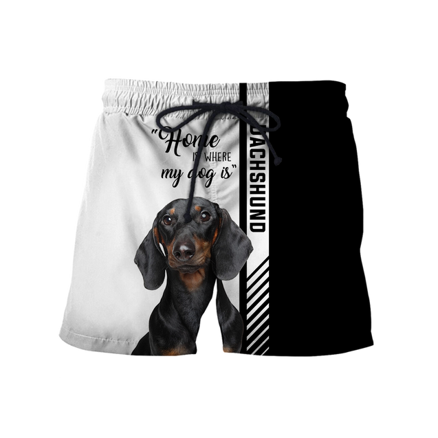 Dachshund 3D All Over Printed Shirts for Men and Women AM090102-Apparel-TT-Shorts-S-Vibe Cosy™