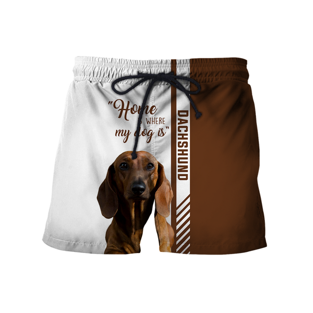 Dachshund 3D All Over Printed Shirts for Men and Women AM090101-Apparel-TT-Shorts-S-Vibe Cosy™