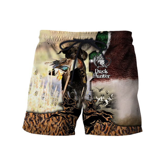 Mallard Duck Hunting 3D Printing Shirts for Men and Women AM020103-Apparel-TT-Shorts-S-Vibe Cosy™