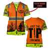 3D Chainsaw Logger Custom Name Unisex Shirts AM112032