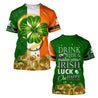 Irish St.Patrick day 3d hoodie shirt for men and women AM112036