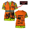 3D Chainsaw Logger Quotes Custom Name Unisex Shirts AM112047