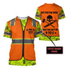 3D Chainsaw Logger Custom Name Unisex Shirts AM102055