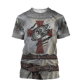 3D All Over Printed Knight Templar Version 3.0-Apparel-HP Arts-T-Shirt-S-Vibe Cosy™