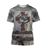 3D All Over Printed Knight Templar Version 3.0-Apparel-HP Arts-T-Shirt-S-Vibe Cosy™