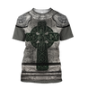 Irish Armor Warrior Knight Chainmail 3D All Over Printed Shirts For Men and Women AM270201-Apparel-TT-T-Shirt-S-Vibe Cosy™