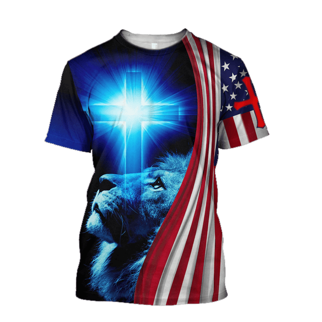 American By Birth Christian By The Grace Of God 3D All Over Printed Shirts For Men and Women TA09082002