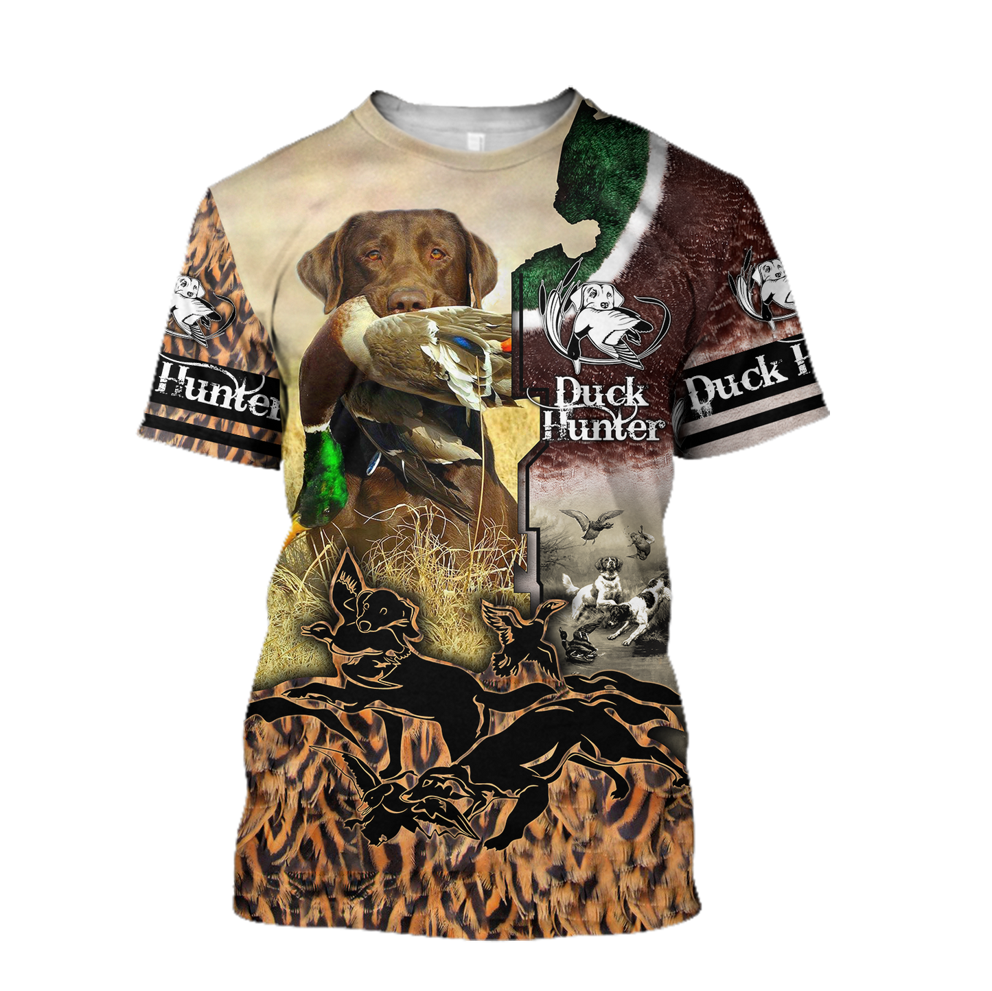 Mallard Duck Hunting 3D Printing Shirts for Men and Women AM020104-Apparel-TT-T-Shirt-S-Vibe Cosy™