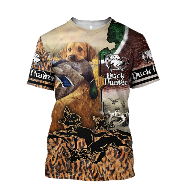 Mallard Duck Hunting 3D Printing Shirts for Men and Women AM020105-Apparel-TT-T-Shirt-S-Vibe Cosy™