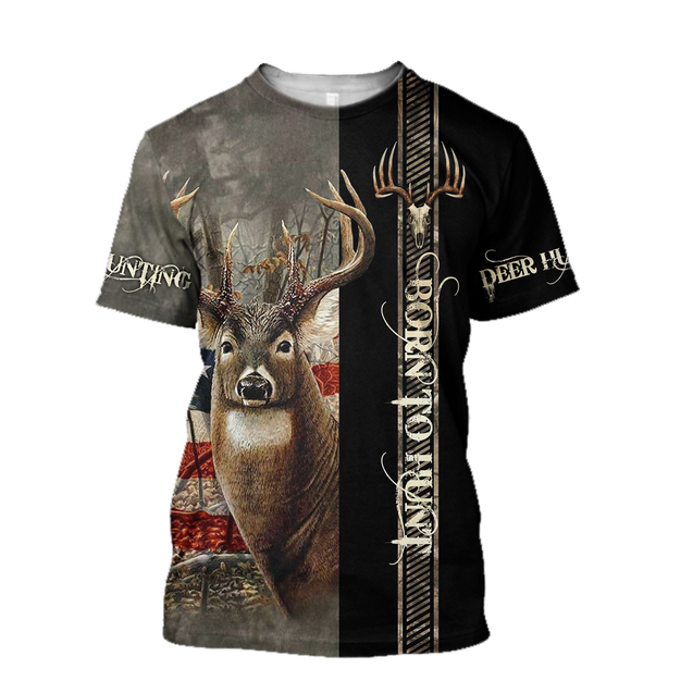 Deer Hunting 3D All Over Printed Shirts For Men and Women AM082007