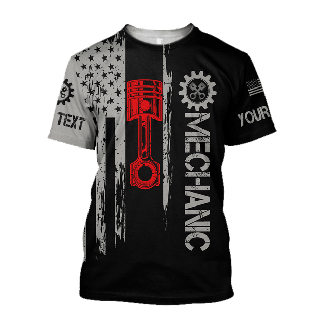 Personalized Mechanic 3D All Over Printed Shirts For Men And Women TN15092002