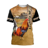 Rooster 3D All Over Printed Shirts for Men and Women AM251201 NM-Apparel-NM-T-Shirt-S-Vibe Cosy™