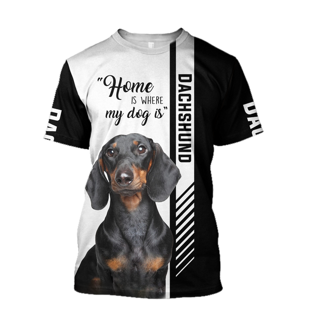 Dachshund 3D All Over Printed Shirts for Men and Women AM090102-Apparel-TT-T-Shirt-S-Vibe Cosy™