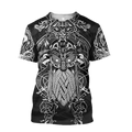 Odin Viking Tattoo Style Pullover-Apparel-HP Arts-T-Shirt-S-Vibe Cosy™