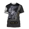 VIKING GOD 3D ALL OVER PRINTED-Apparel-HP Arts-T-Shirt-S-Vibe Cosy™