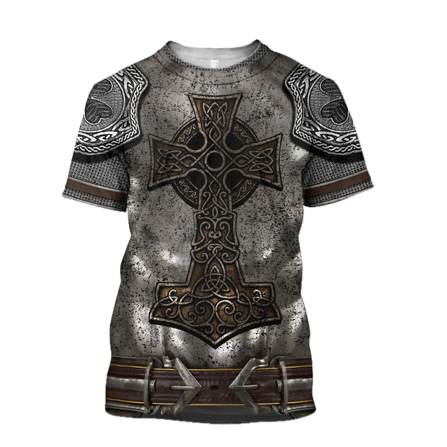 Irish Armor Warrior Chainmail 3D All Over Printed Shirts For Men and Women AM250203-Apparel-TT-T-Shirt-S-Vibe Cosy™