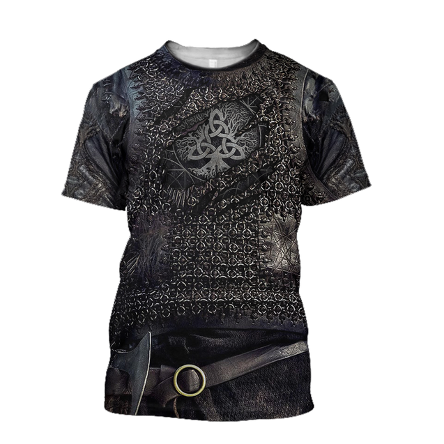 Vikings Armor Tops Pullover-Apparel-HP Arts-T-Shirt-S-Vibe Cosy™