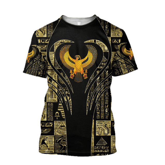 Wondeful Eagle Ancien Egypt Over Printed Hoodie