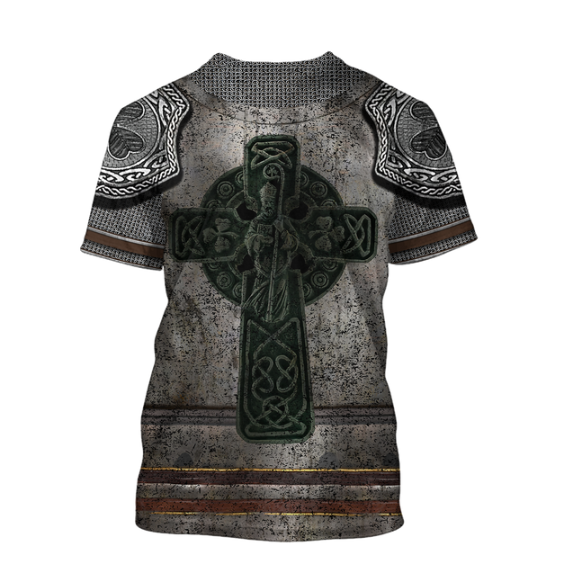 Irish Armor Knight Warrior Chainmail 3D All Over Printed Shirts For Men and Women TT0121 - Amaze Style™-Apparel