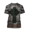 Irish Armor Knight Warrior Chainmail 3D All Over Printed Shirts For Men and Women TT0121 - Amaze Style™-Apparel