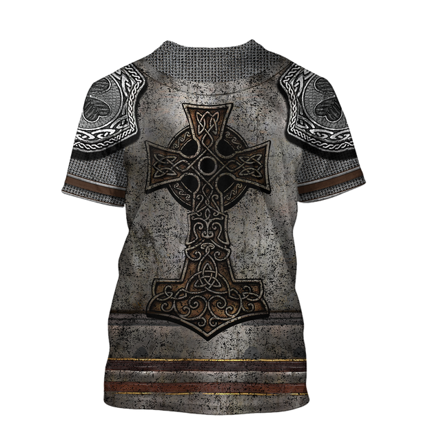 Irish Armor Warrior Chainmail 3D All Over Printed Shirts For Men and Women AM250203-Apparel-TT-Hoodie-S-Vibe Cosy™