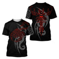 Scorpio Tattoo 3D All Over Printed Shirt for Men and Women