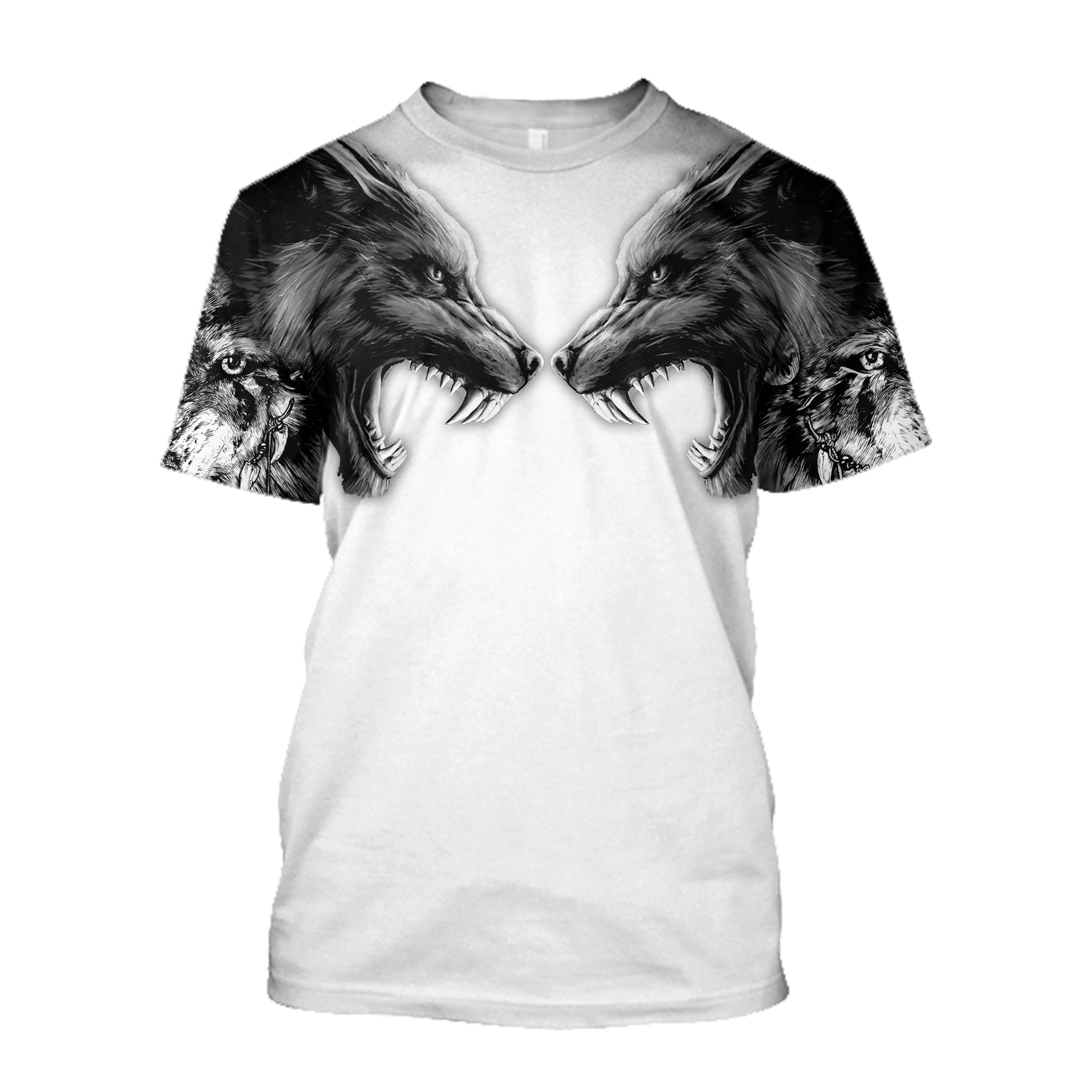 Tattoo wolf 3D hoodie shirt for men and women AM102014S